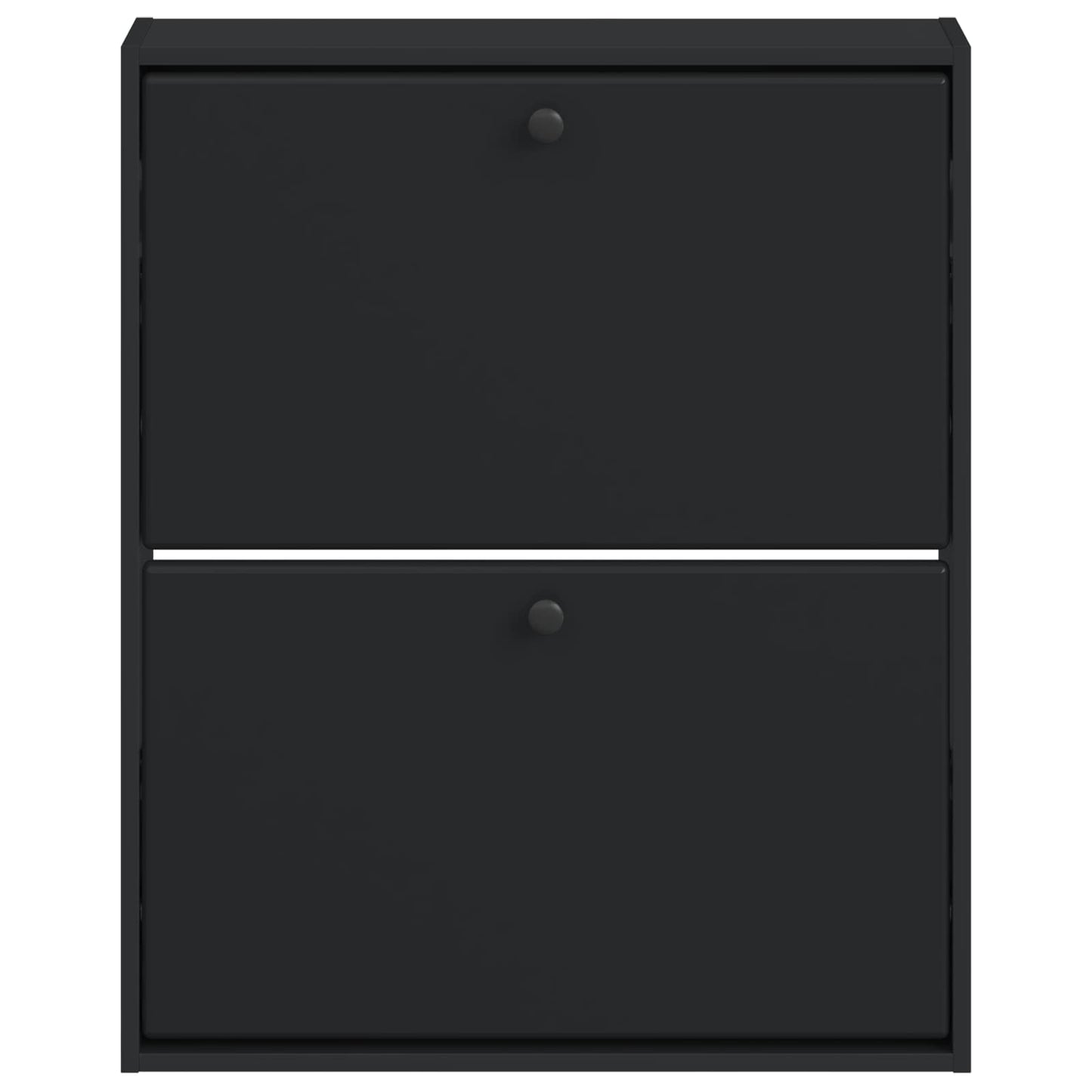Wandgemonteerde Schoenkast BREDA 71 x 17 x 86 cm Bewerkt hout