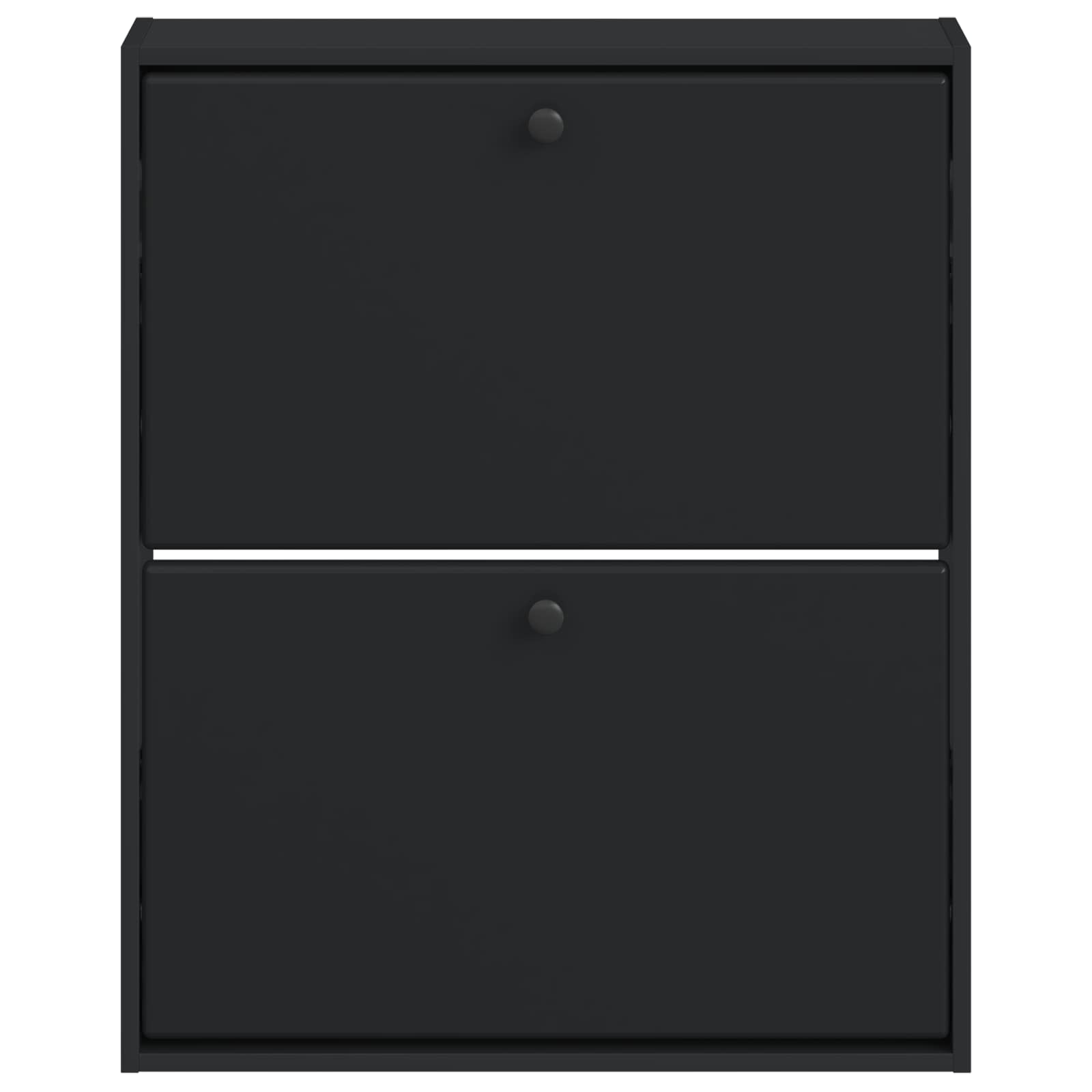 Wandgemonteerde Schoenkast BREDA 71 x 17 x 86 cm Bewerkt hout
