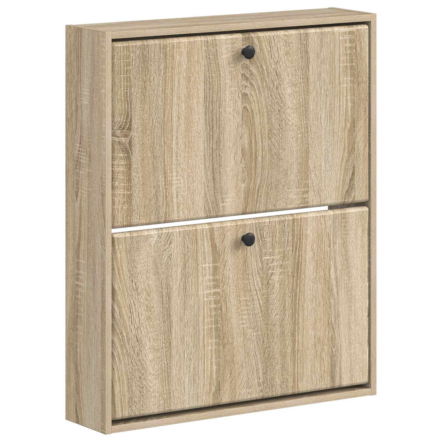Wandgemonteerde Schoenkast BREDA 71 x 17 x 86 cm Bewerkt hout