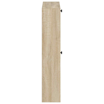 Wandgemonteerde Schoenkast BREDA 71 x 17 x 86 cm Bewerkt hout