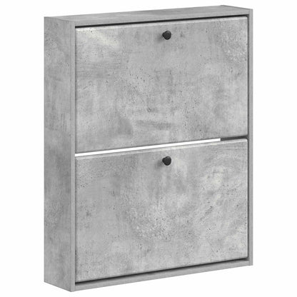 Wandgemonteerde Schoenkast BREDA 71 x 17 x 86 cm Bewerkt hout