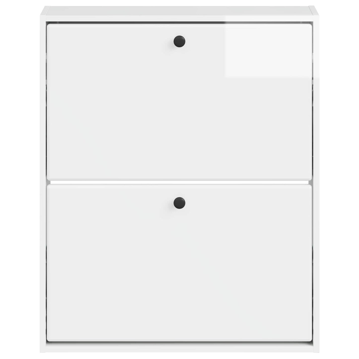 Wandgemonteerde Schoenkast BREDA 71 x 17 x 86 cm Bewerkt hout