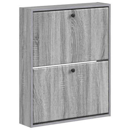 Wandgemonteerde Schoenkast BREDA 71 x 17 x 86 cm Bewerkt hout