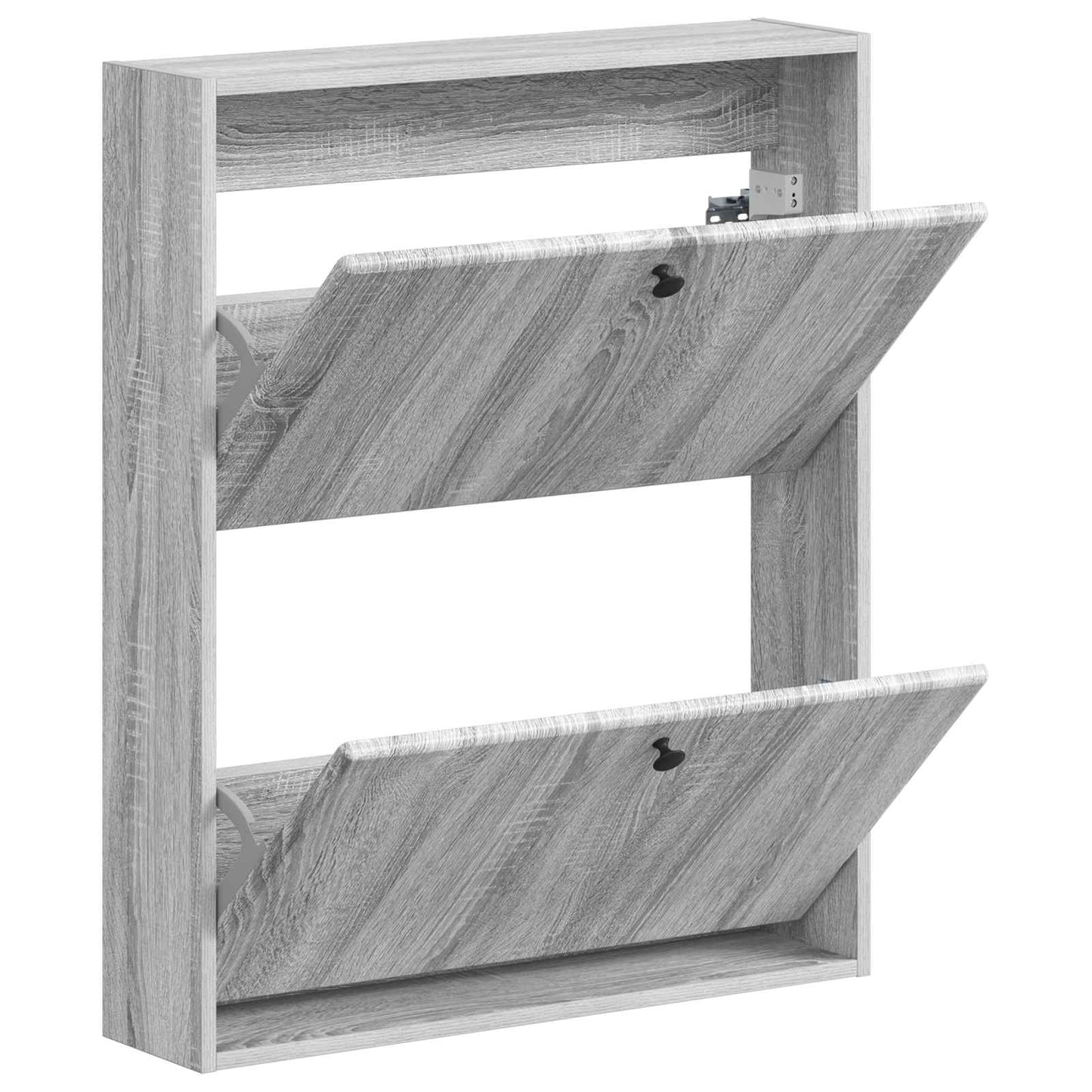 Wandgemonteerde Schoenkast BREDA 71 x 17 x 86 cm Bewerkt hout