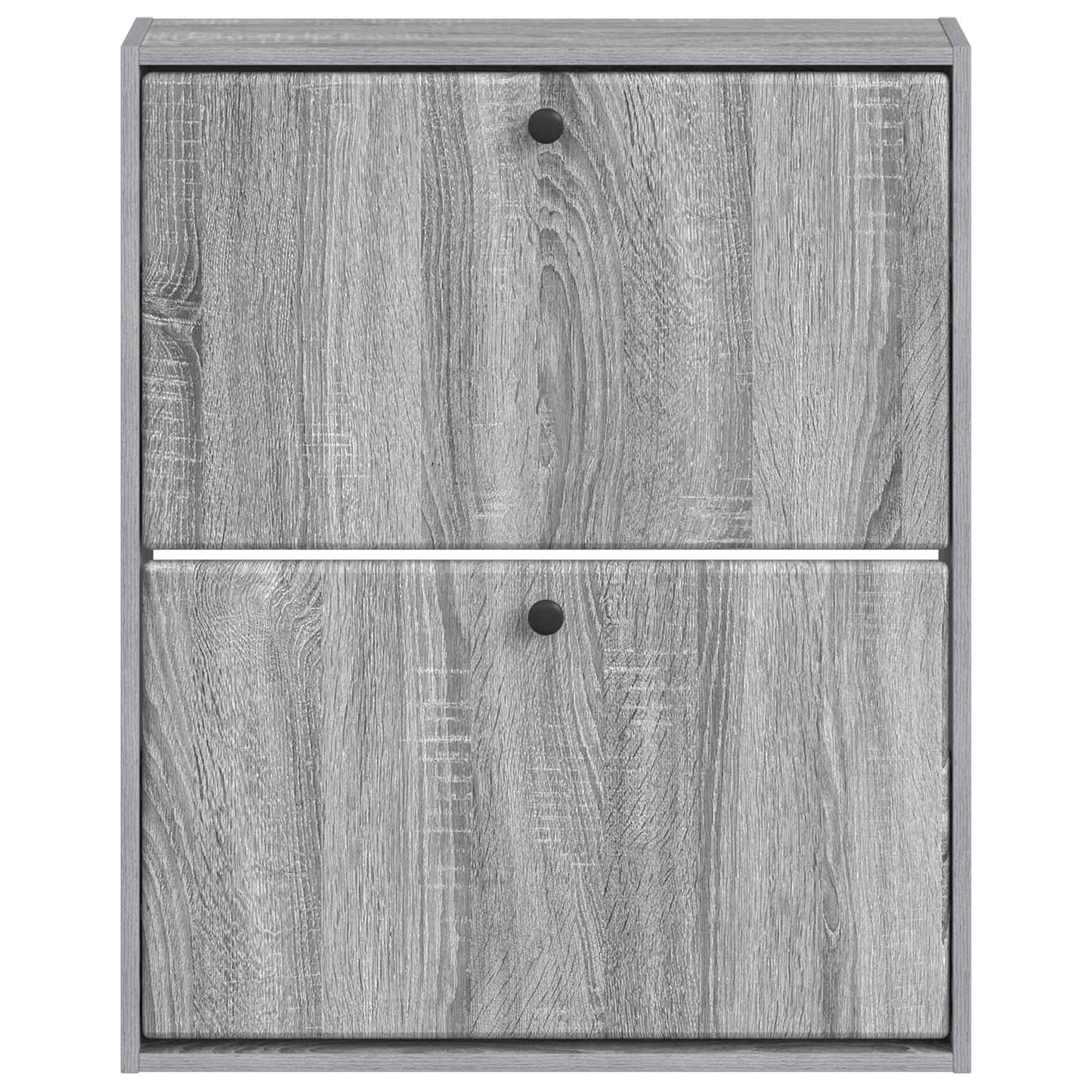 Wandgemonteerde Schoenkast BREDA 71 x 17 x 86 cm Bewerkt hout