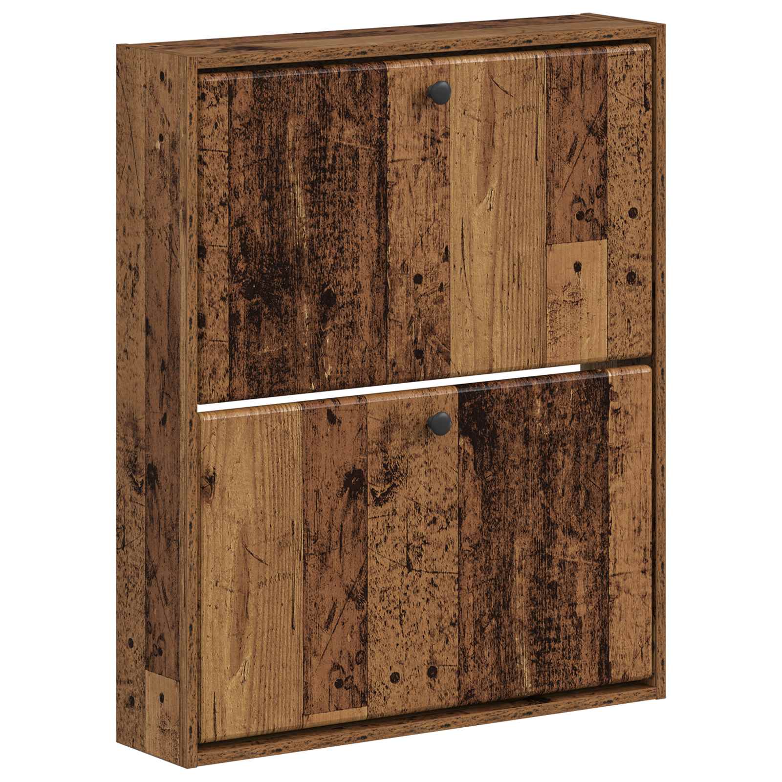Wandgemonteerde Schoenkast BREDA 71 x 17 x 86 cm Bewerkt hout