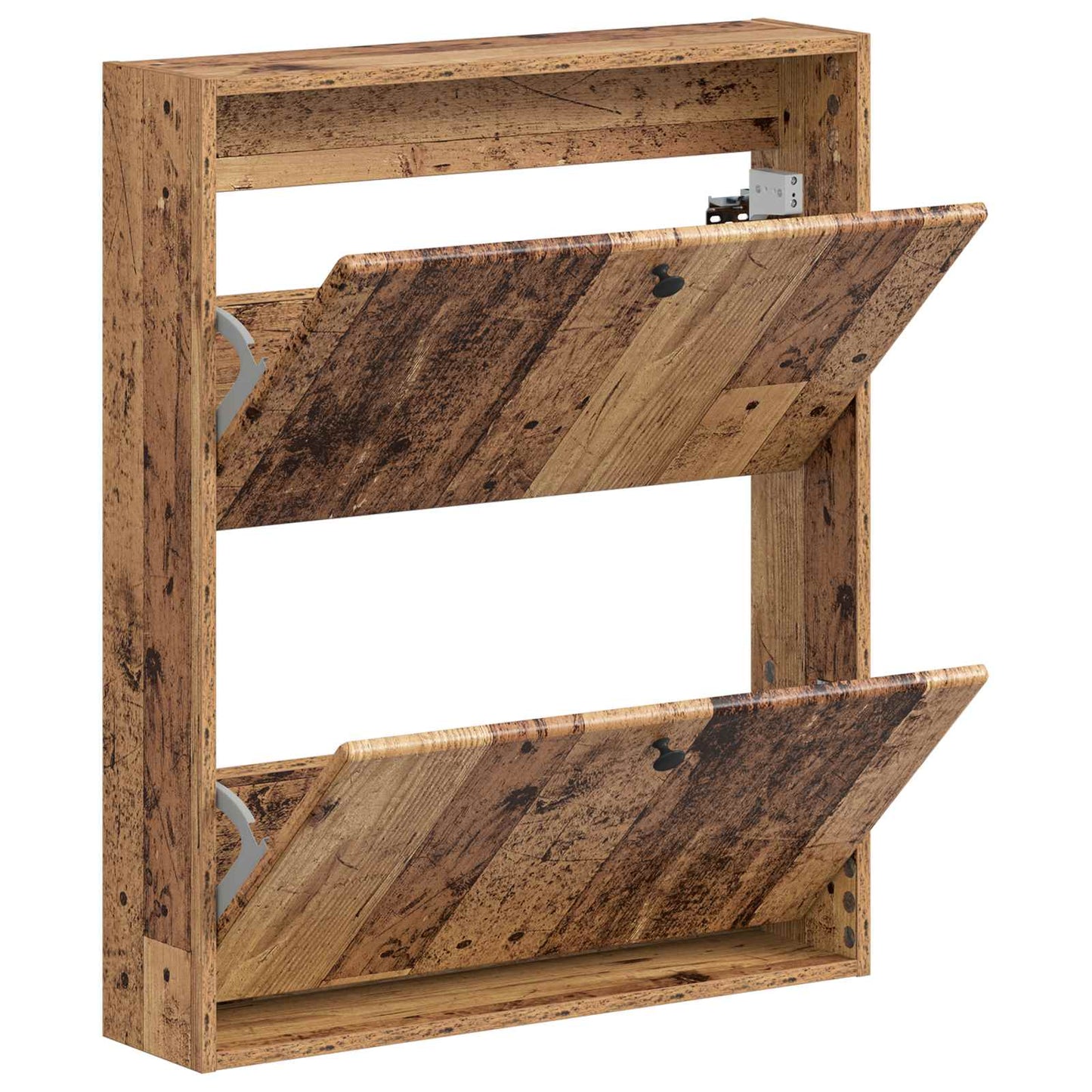 Wandgemonteerde Schoenkast BREDA 71 x 17 x 86 cm Bewerkt hout