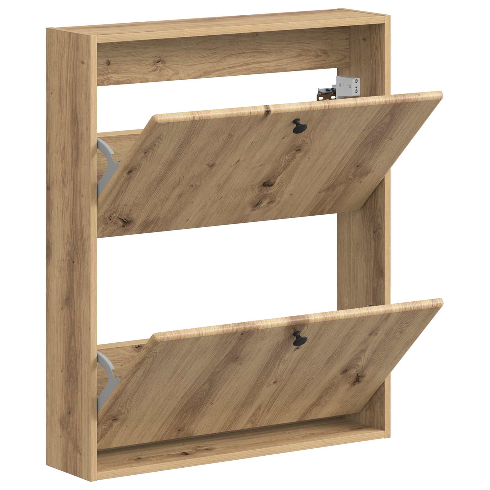 Wandgemonteerde Schoenkast BREDA 71 x 17 x 86 cm Bewerkt hout