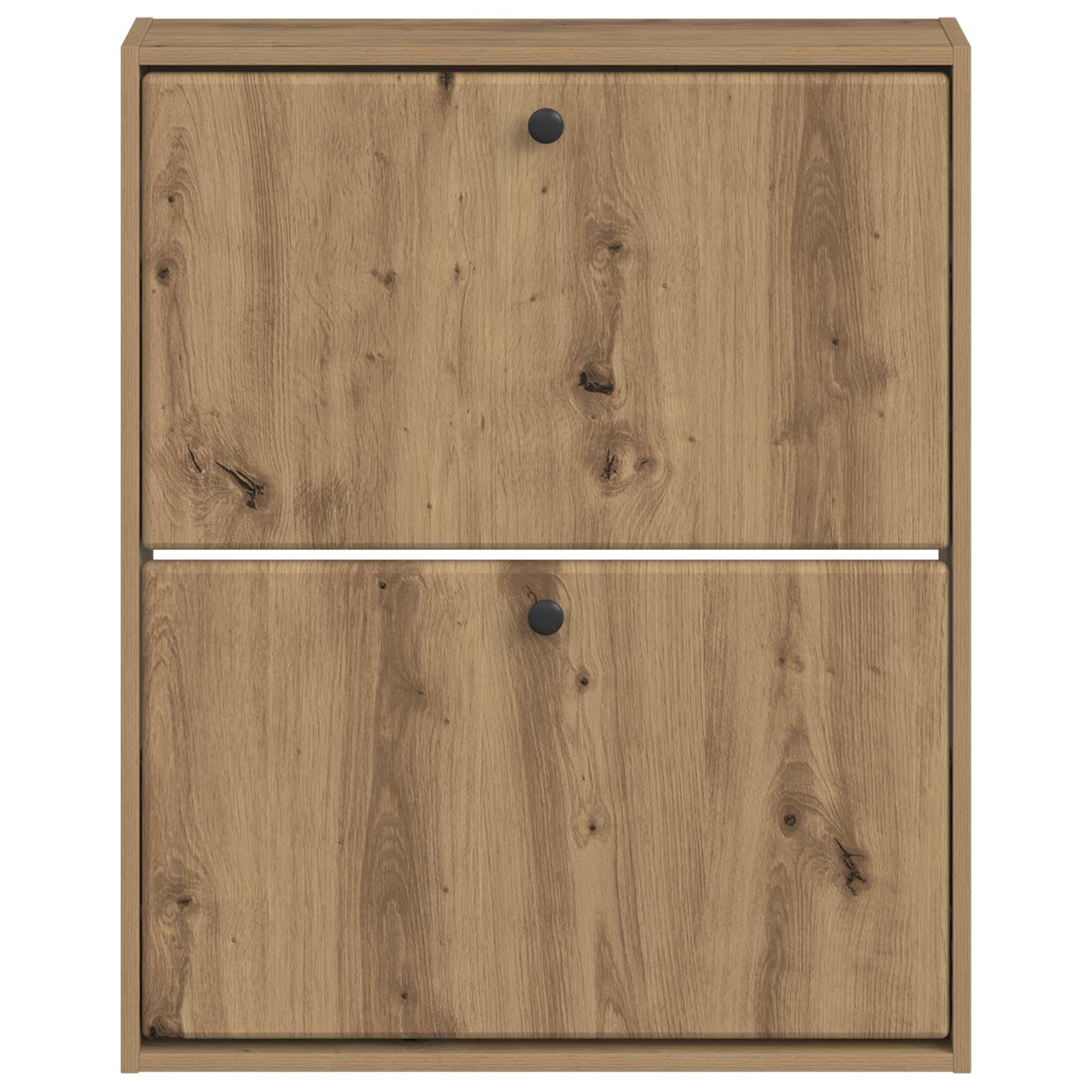 Wandgemonteerde Schoenkast BREDA 71 x 17 x 86 cm Bewerkt hout