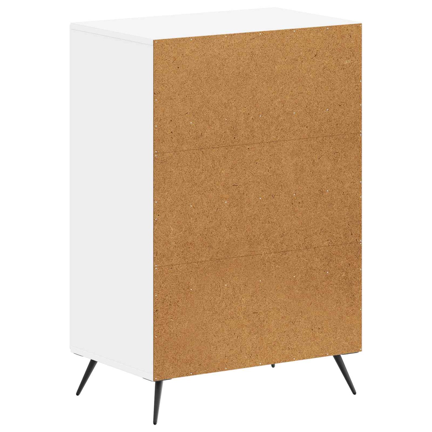 Schoenenkast BREDA 59,5 x 39,5 x 90 cm Bewerkt hout Wit