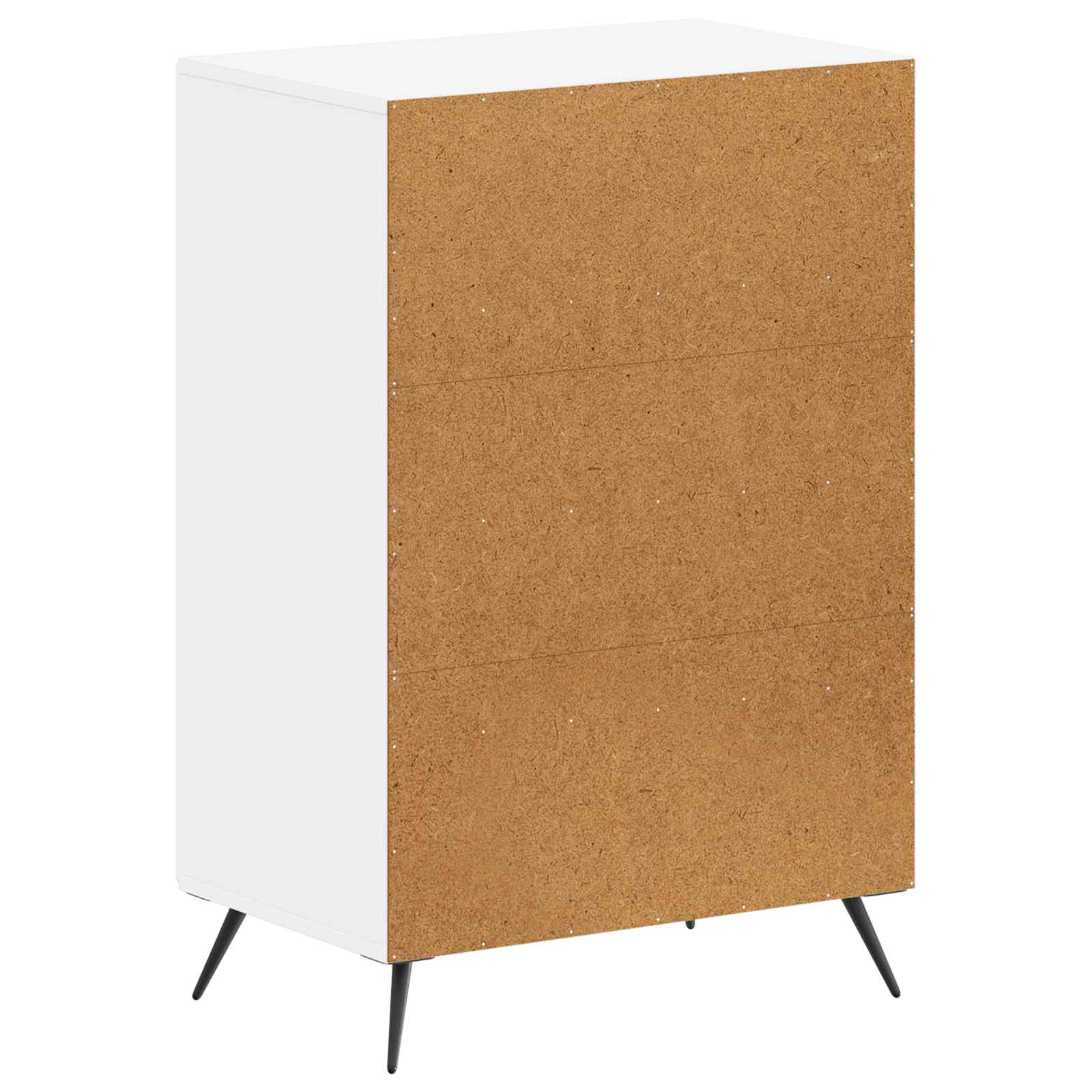 Schoenenkast BREDA 59,5 x 39,5 x 90 cm Bewerkt hout Wit