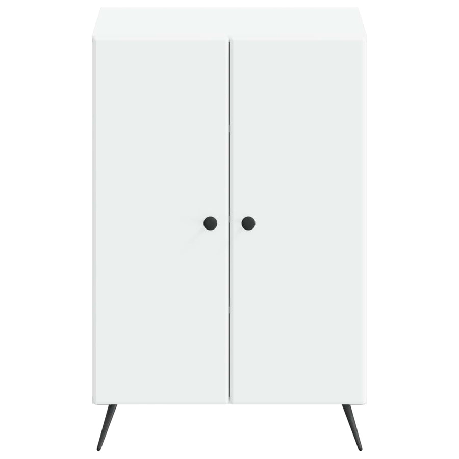 Schoenenkast BREDA 59,5 x 39,5 x 90 cm Bewerkt hout Wit