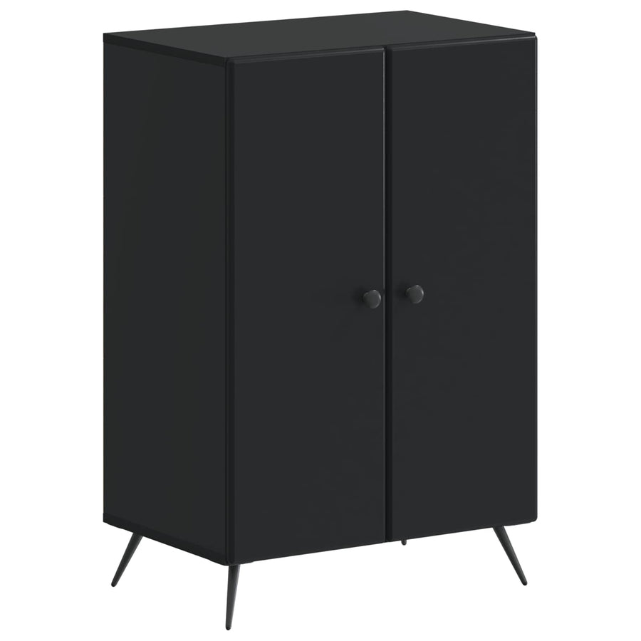 Schoenenkast BREDA 59,5 x 39,5 x 90 cm Bewerkt hout Zwart