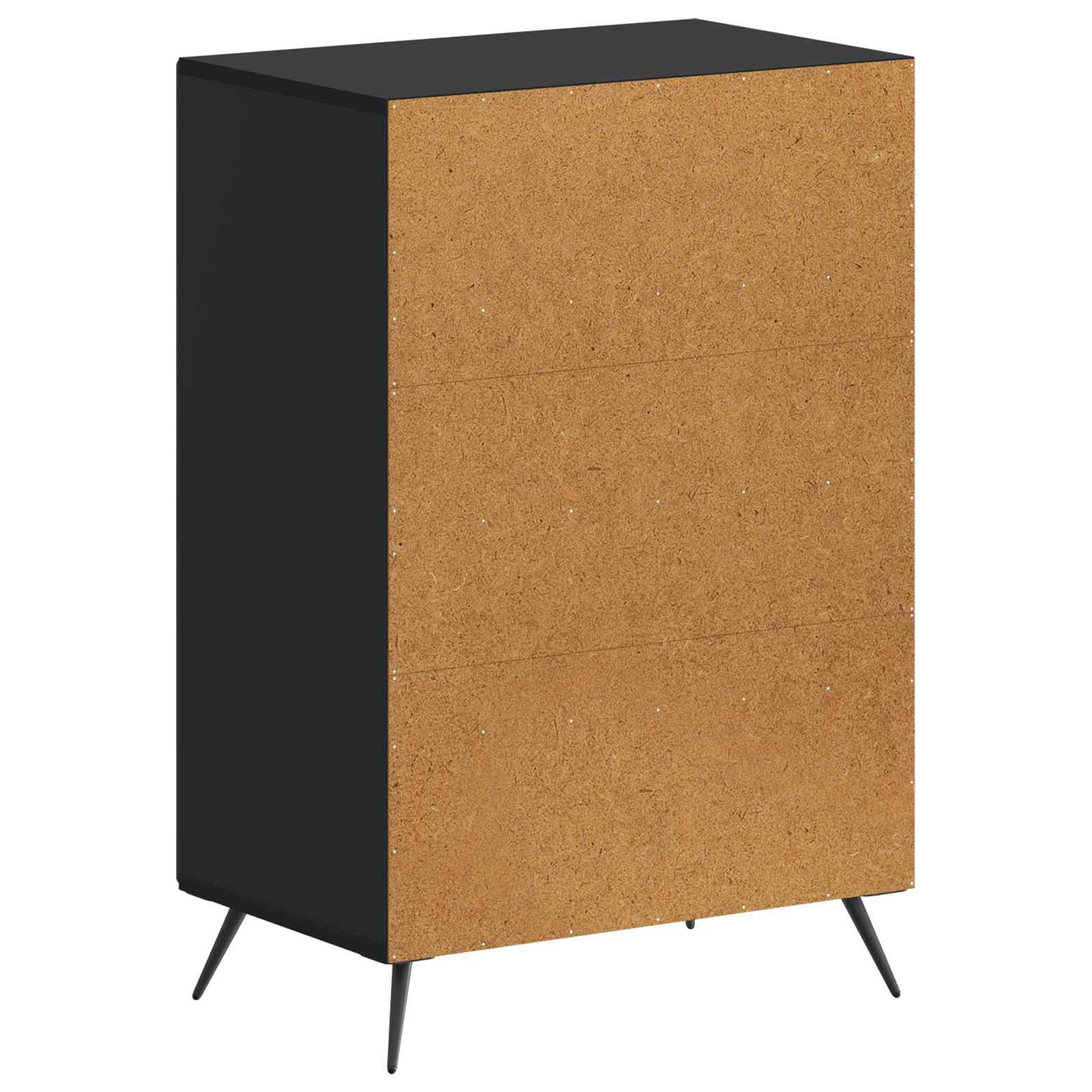 Schoenenkast BREDA 59,5 x 39,5 x 90 cm Bewerkt hout Zwart