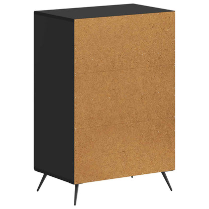 Schoenenkast BREDA 59,5 x 39,5 x 90 cm Bewerkt hout Zwart