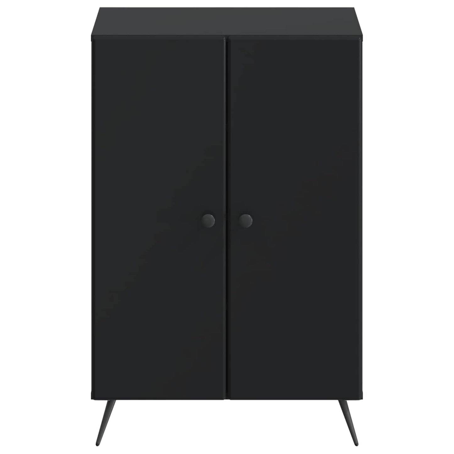 Schoenenkast BREDA 59,5 x 39,5 x 90 cm Bewerkt hout Zwart