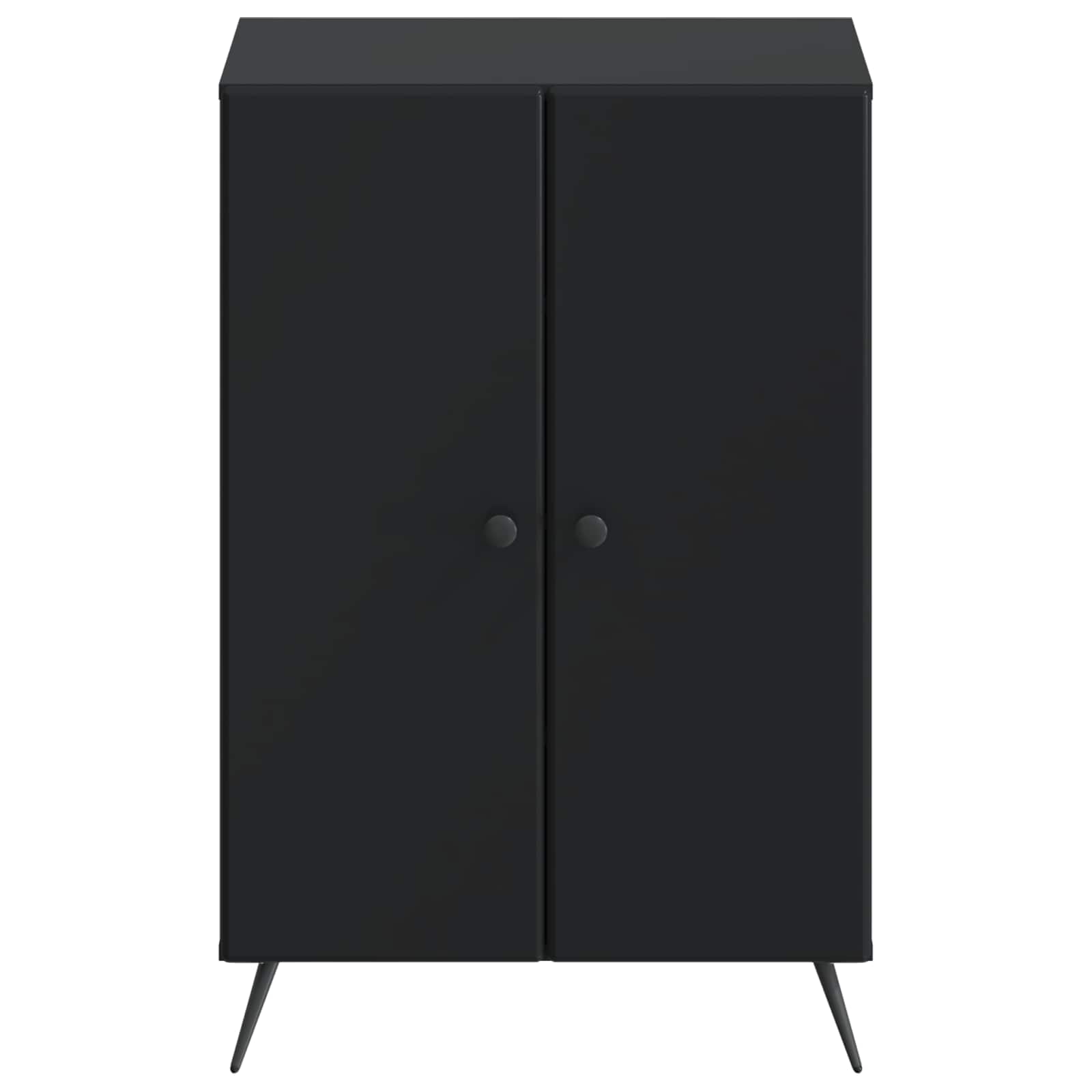 Schoenenkast BREDA 59,5 x 39,5 x 90 cm Bewerkt hout Zwart