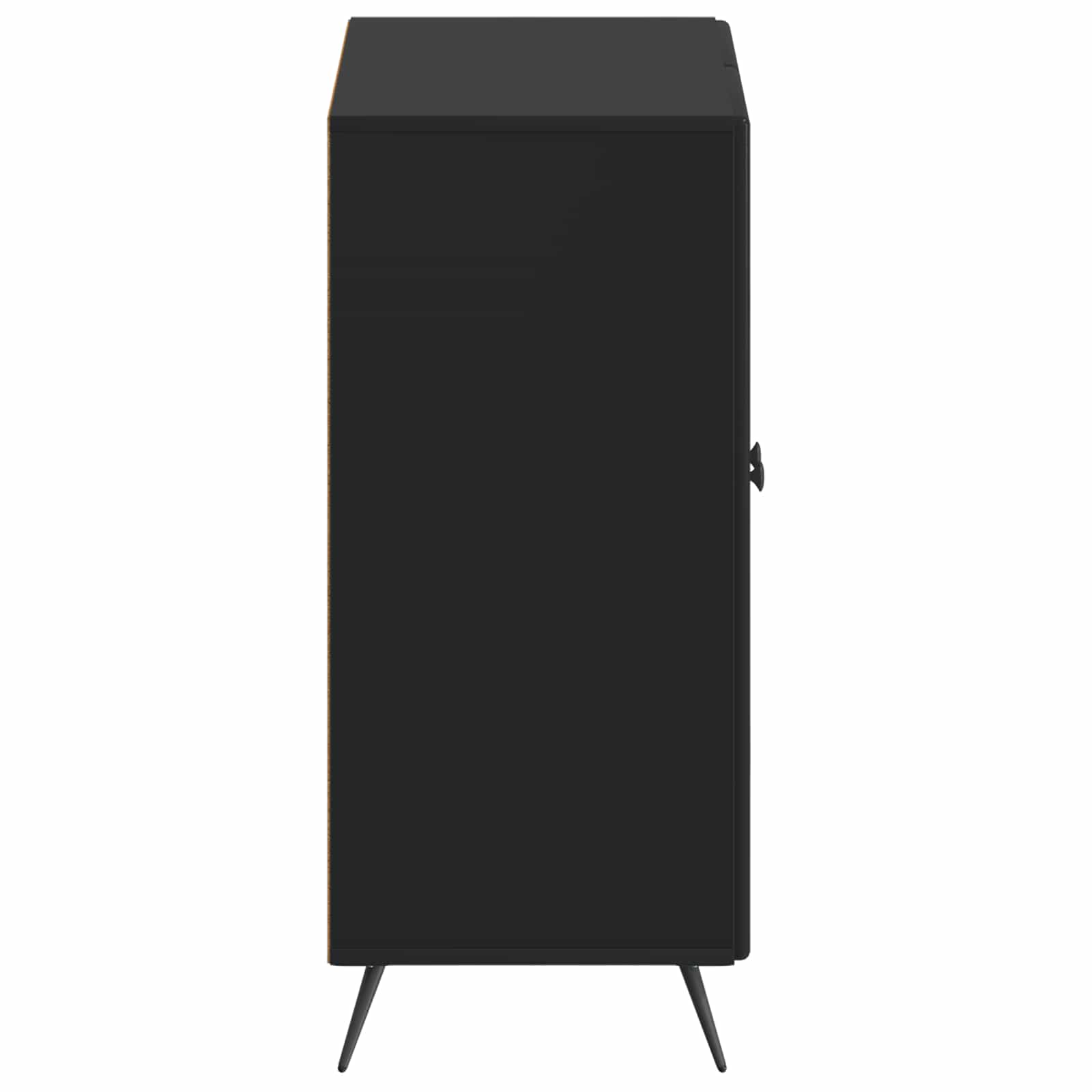 Schoenenkast BREDA 59,5 x 39,5 x 90 cm Bewerkt hout Zwart