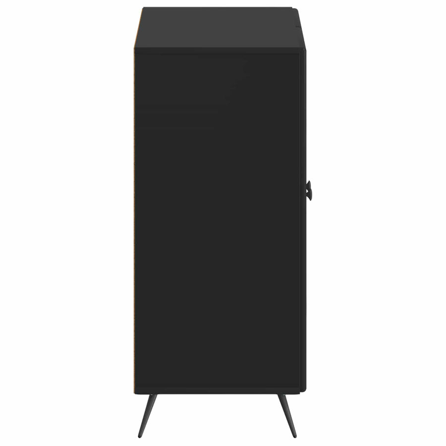 Schoenenkast BREDA 59,5 x 39,5 x 90 cm Bewerkt hout Zwart