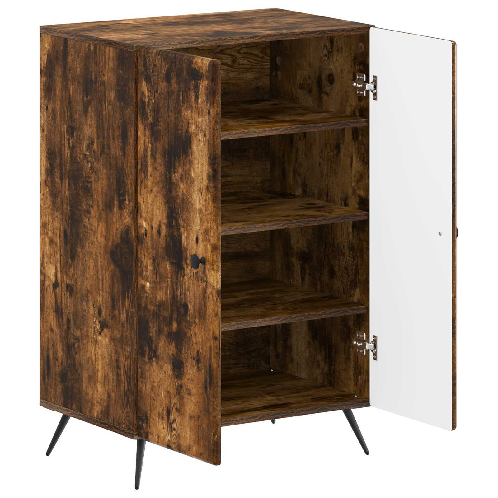 Schoenenkast BREDA 59,5 x 39,5 x 90 cm Bewerkt hout