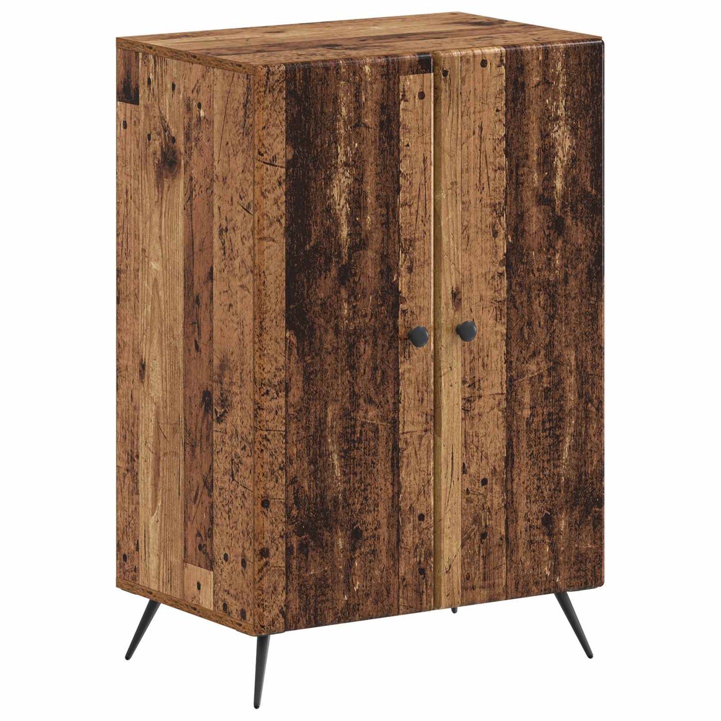 Schoenenkast BREDA 59,5 x 39,5 x 90 cm Bewerkt hout Oud hout