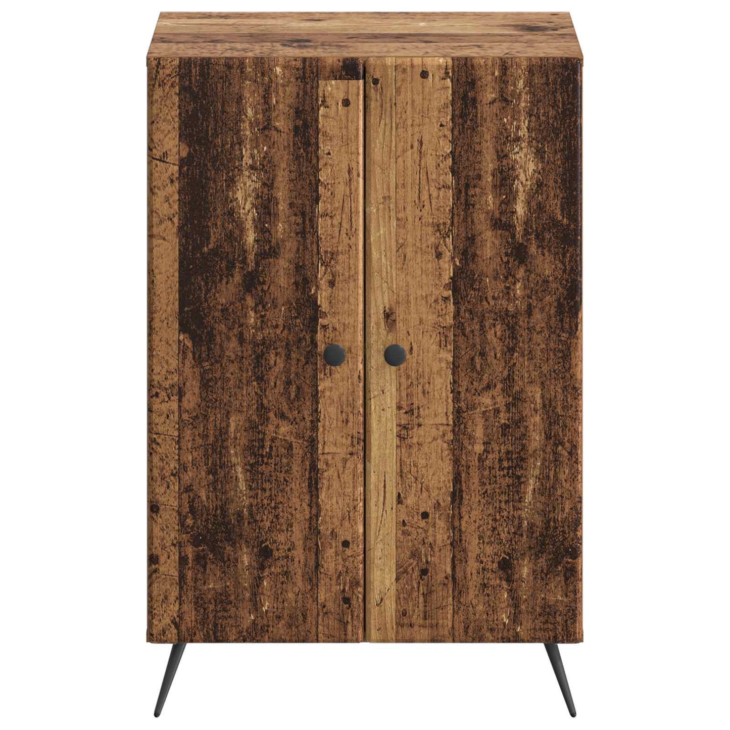 Schoenenkast BREDA 59,5 x 39,5 x 90 cm Bewerkt hout Oud hout