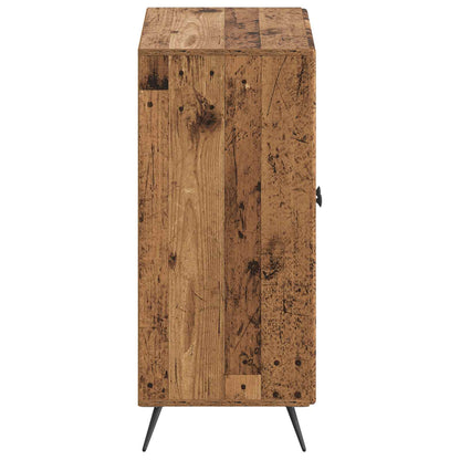 Schoenenkast BREDA 59,5 x 39,5 x 90 cm Bewerkt hout Oud hout