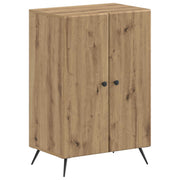 Schoenenkast BREDA 59,5x39,5x90 cm bewerkt hout artisanaal eiken