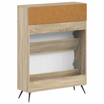 Schoenenkast BREDA 78 x 24 x 103 cm Bewerkt hout Sonoma Eiken