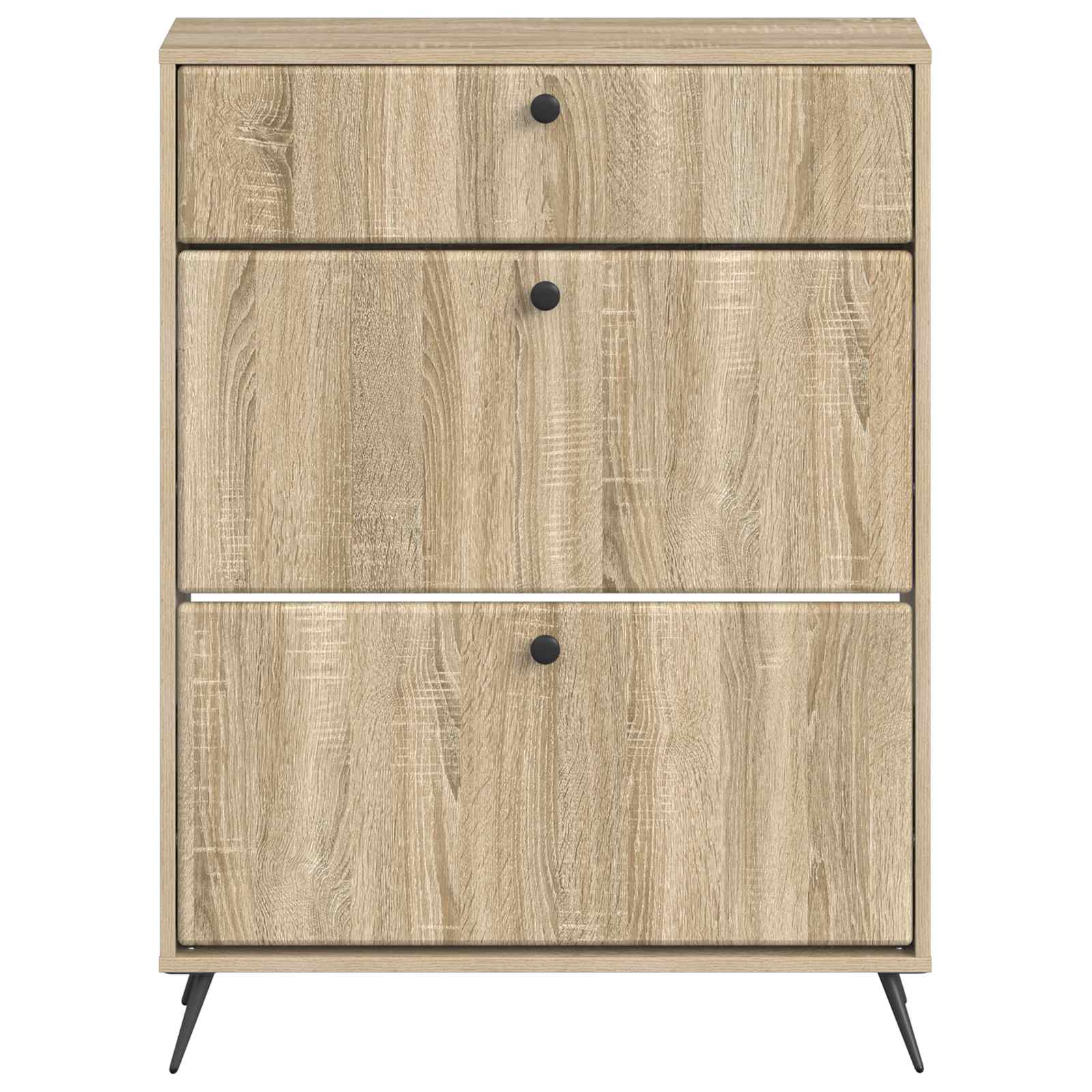 Schoenenkast BREDA 78 x 24 x 103 cm Bewerkt hout Sonoma Eiken