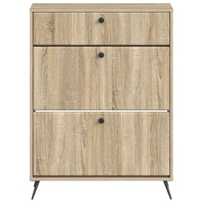 Schoenenkast BREDA 78 x 24 x 103 cm Bewerkt hout Sonoma Eiken