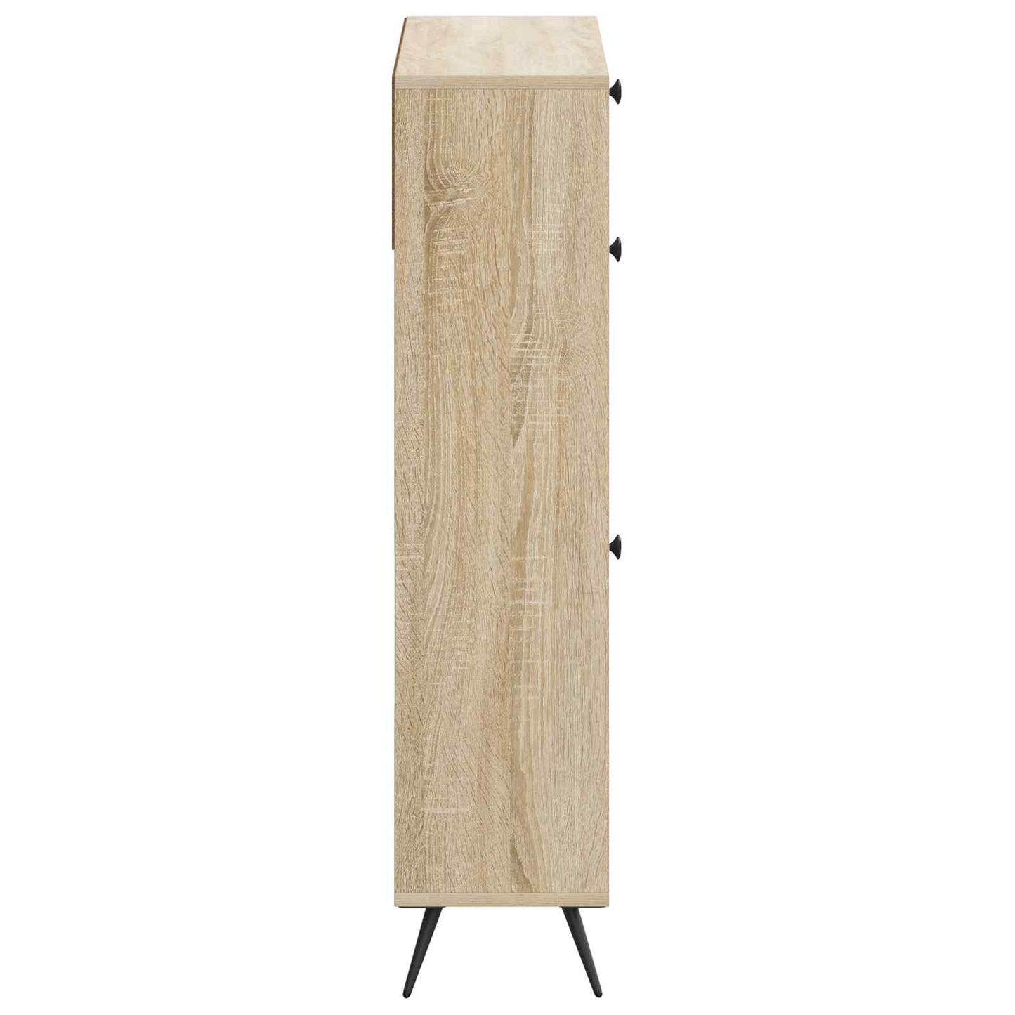 Schoenenkast BREDA 78 x 24 x 103 cm Bewerkt hout Sonoma Eiken