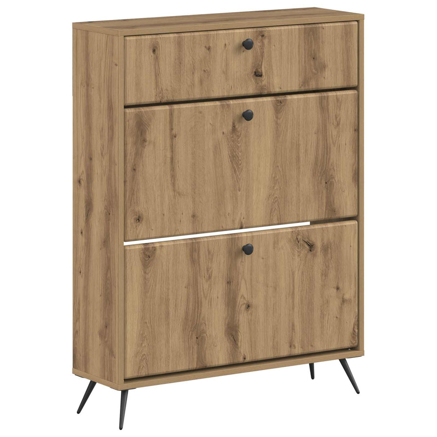 Schoenenkast BREDA 78 x 24 x 103 cm Bewerkt hout