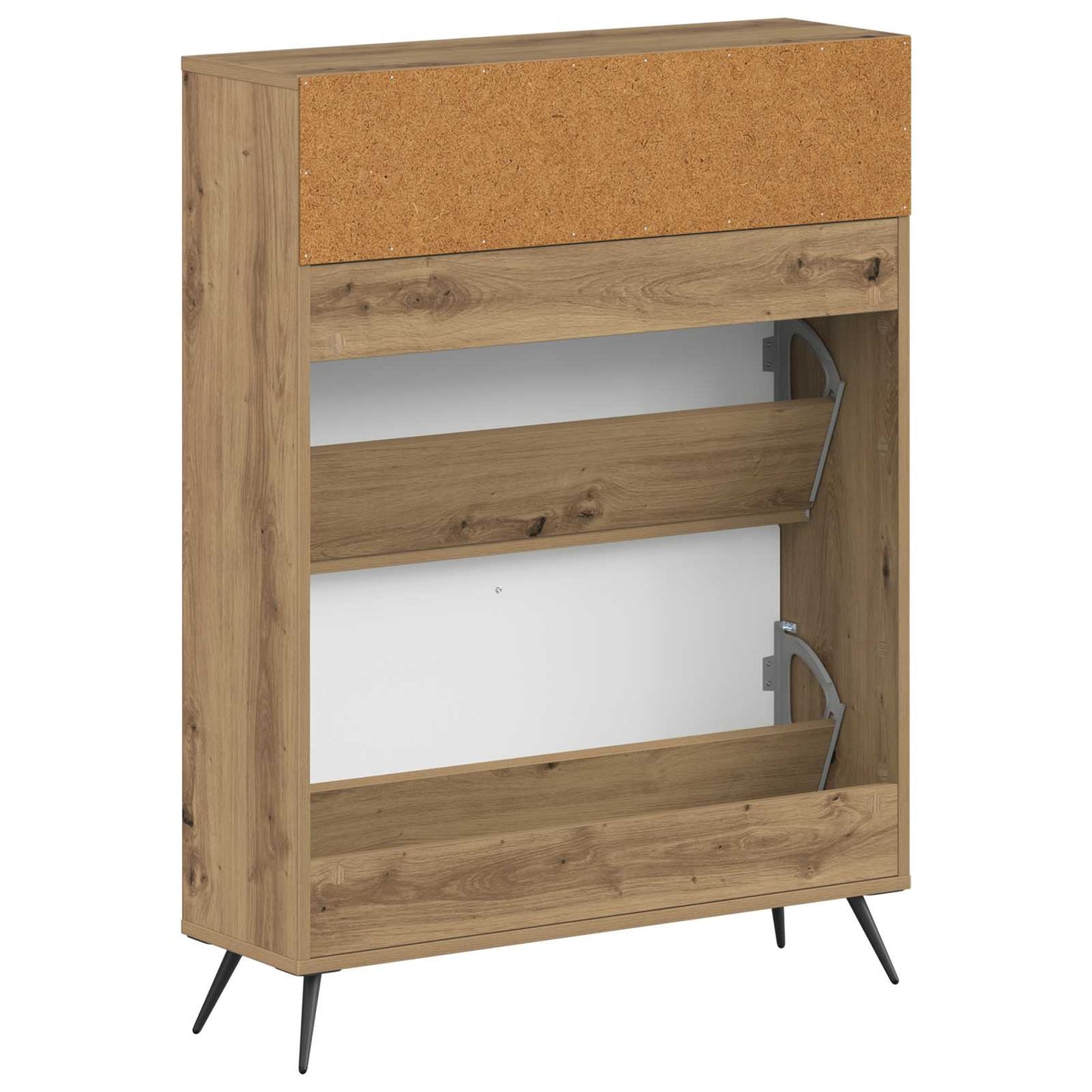 Schoenenkast BREDA 78 x 24 x 103 cm Bewerkt hout