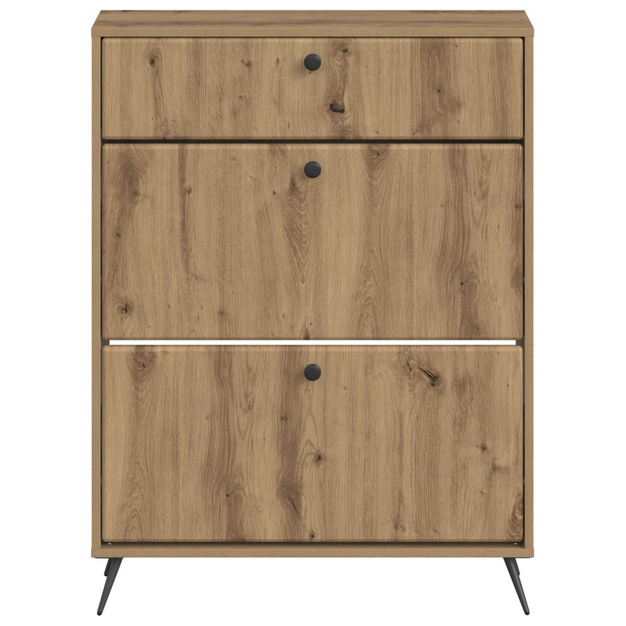 Schoenenkast BREDA 78 x 24 x 103 cm Bewerkt hout