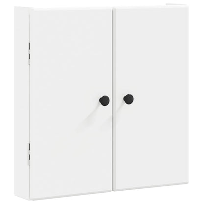 Dartbord Kabinet BREDA Wit 52,5 x 10,5 x 53,5 cm Bewerkt hout