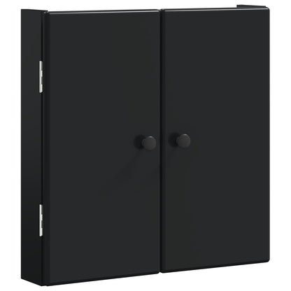 Dartbord Kabinet BREDA Zwart 52,5 x 10,5 x 53,5 cm Bewerkt hout