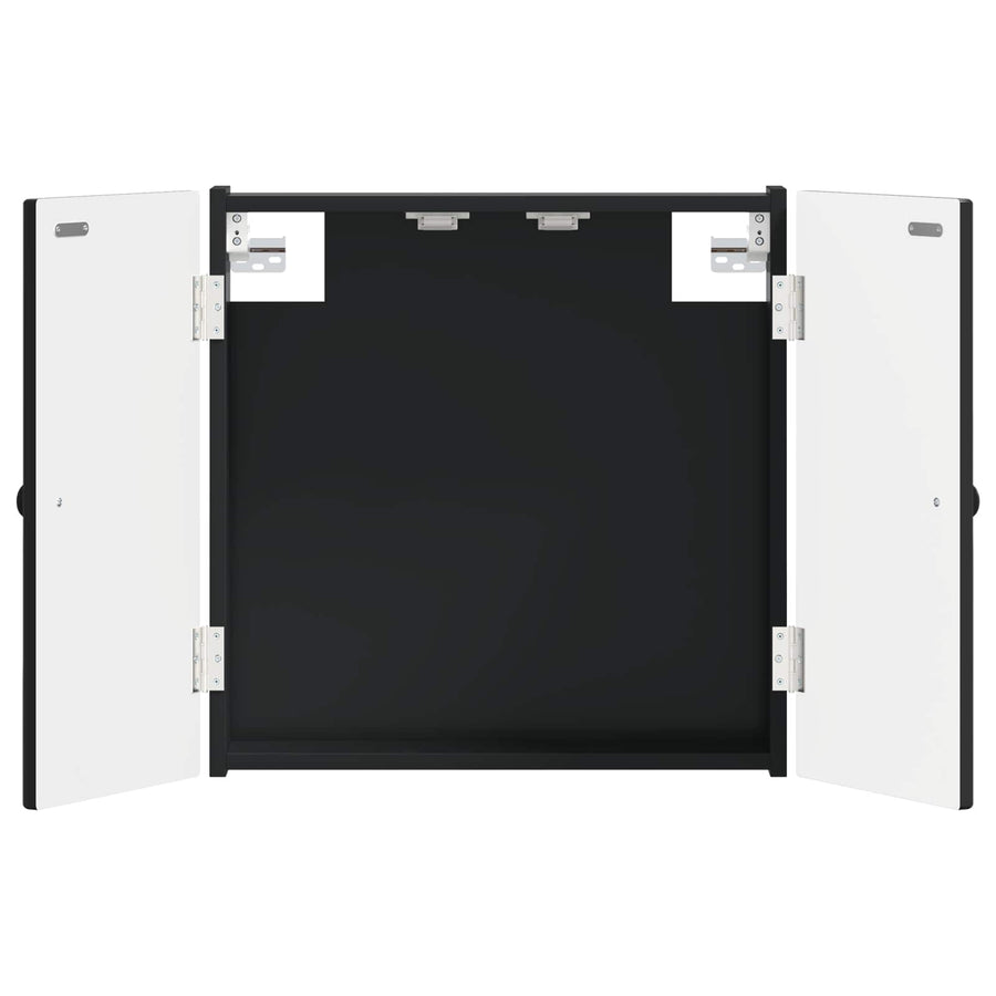 Dartbord Kabinet BREDA Zwart 52,5 x 10,5 x 53,5 cm Bewerkt hout