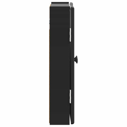 Dartbord Kabinet BREDA Zwart 52,5 x 10,5 x 53,5 cm Bewerkt hout