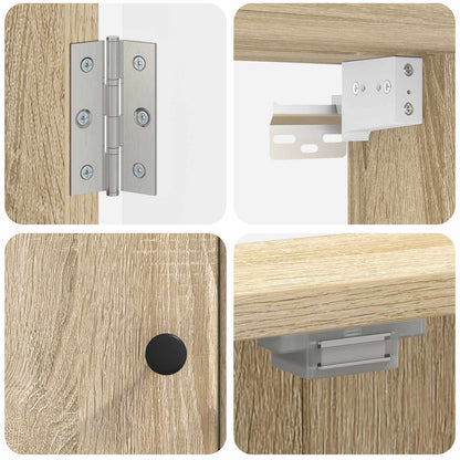 Dartbord Kabinet BREDA Sonoma Eiken 52,5 x 10,5 x 53,5 cm