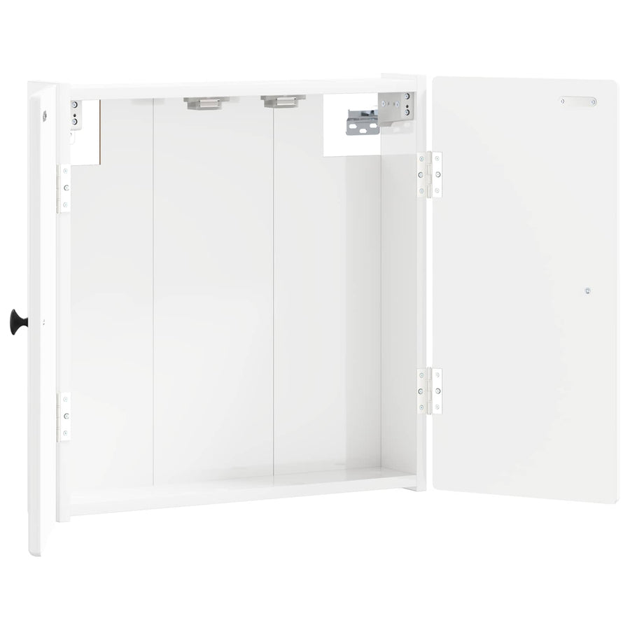 Dartbord Kabinet BREDA Hoogglans Wit 52,5 x 10,5 x 53,5 cm