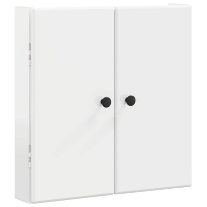 Dartbord Kabinet BREDA Hoogglans Wit 52,5 x 10,5 x 53,5 cm
