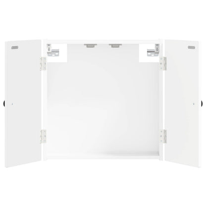 Dartbord Kabinet BREDA Hoogglans Wit 52,5 x 10,5 x 53,5 cm