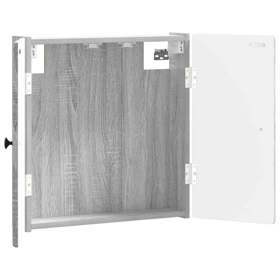Dartbord Kabinet BREDA Grijs Sonoma 52,5 x 10,5 x 53,5 cm