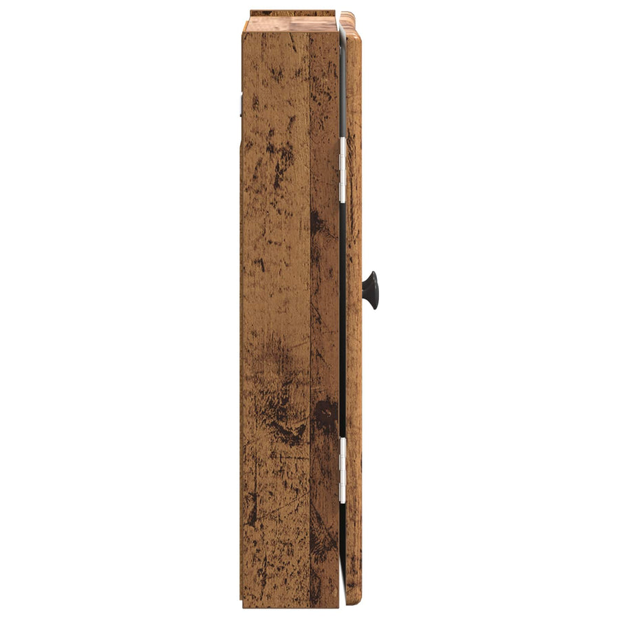 Dartbord Kabinet BREDA Oud hout 52,5 x 10,5 x 53,5 cm