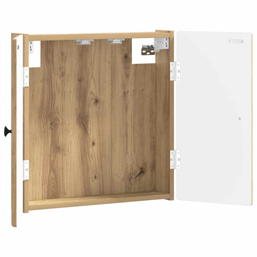 Dartbord Kabinet BREDA Artisanaal eiken 52,5 x 10,5 x 53,5 cm