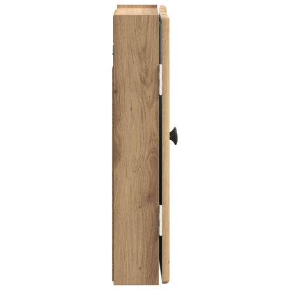 Dartbord Kabinet BREDA Artisanaal eiken 52,5 x 10,5 x 53,5 cm
