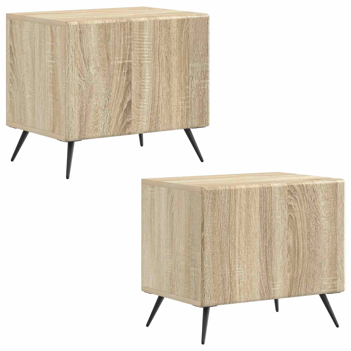 Tv-meubel Sonoma Eiken Bewerkt hout