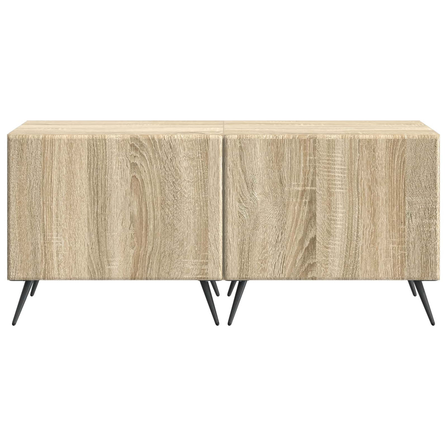 Tv-meubel Sonoma Eiken Bewerkt hout