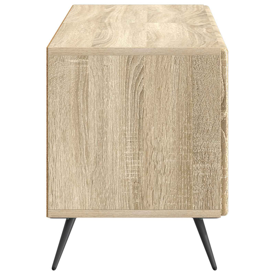 Tv-meubel Sonoma Eiken Bewerkt hout